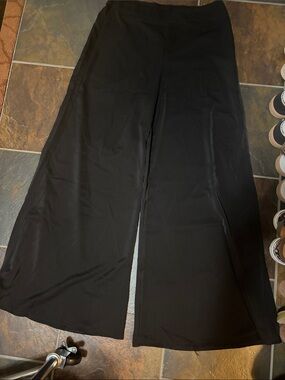 SHEIN Black Wide-Leg Palazzo Pants